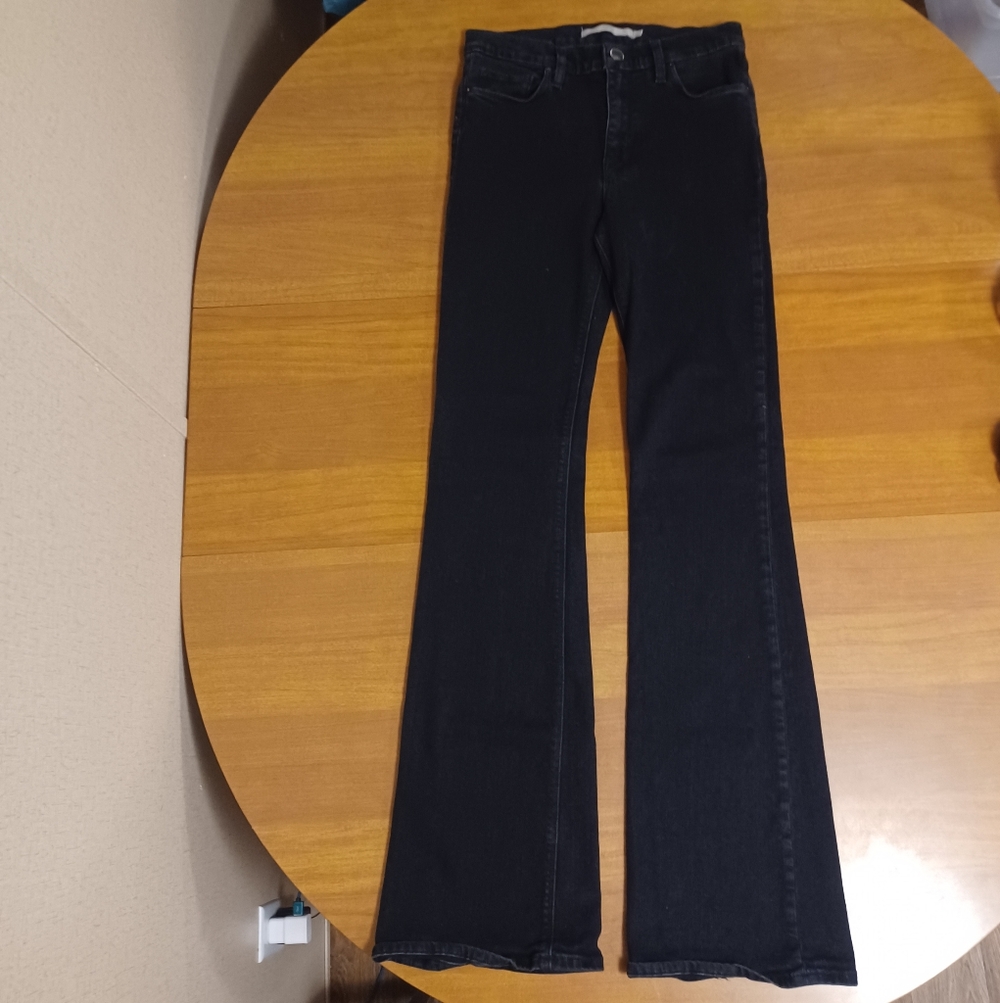 Hudson Barbara Black Jeans Womens 27x34 Bootcut